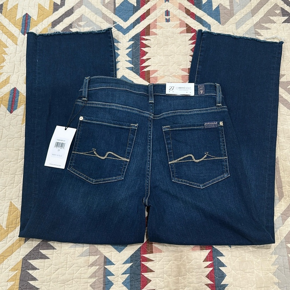 7 for all man kind cropped Alexa trouser jean NWT
